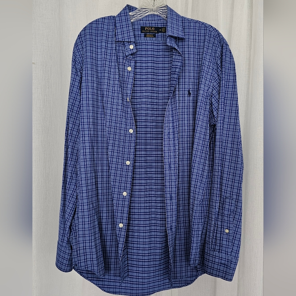 Polo Ralph Lauren Classic fit Performance Long Sleeve Button Down Shirt